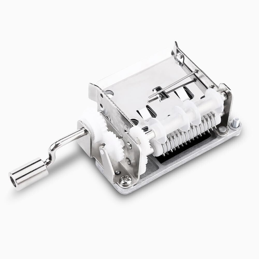 9737 Craft Your Own Music Box Mechanism: Hand Crank 15 Note Music Box